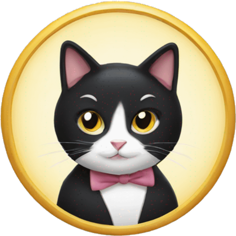 tuxedo cat emoji