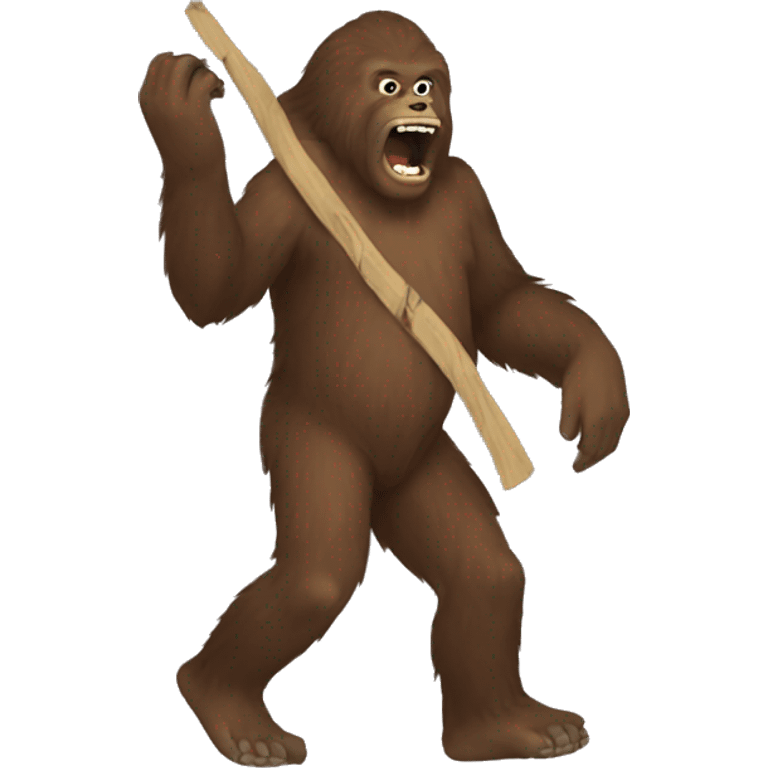 Bigfoot bow emoji