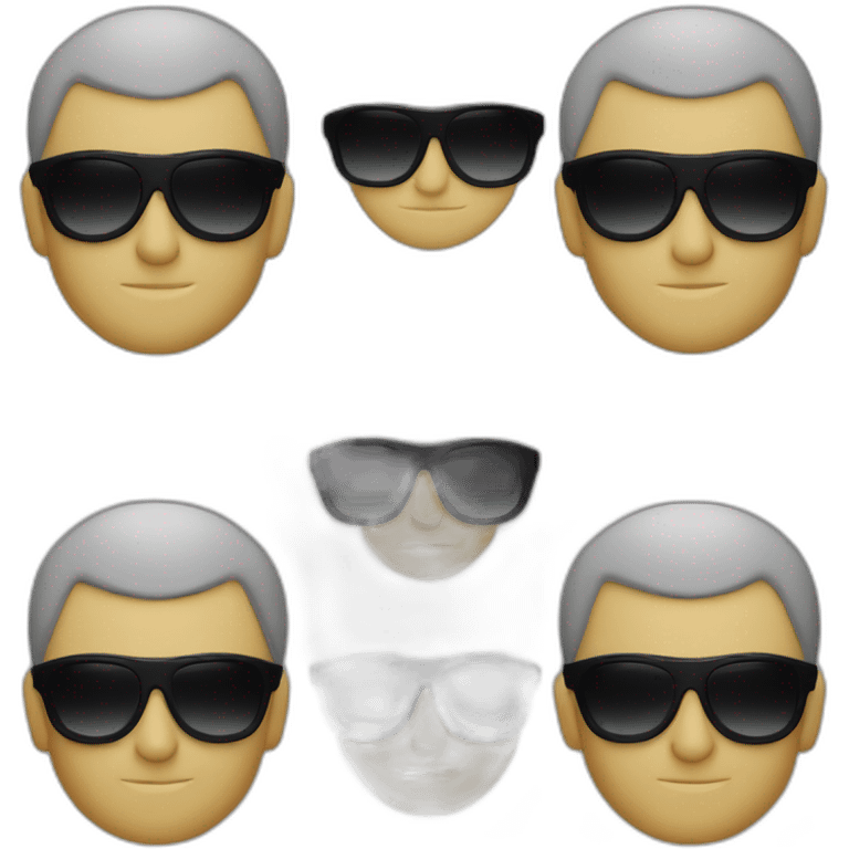 joe satriani with black shades on emoji