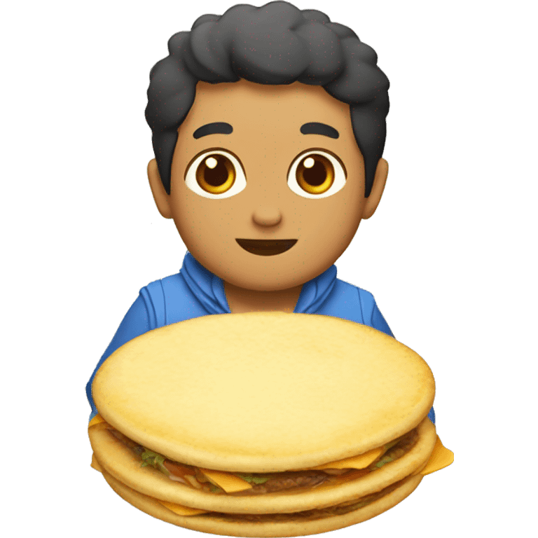 osito hambre arepa emoji