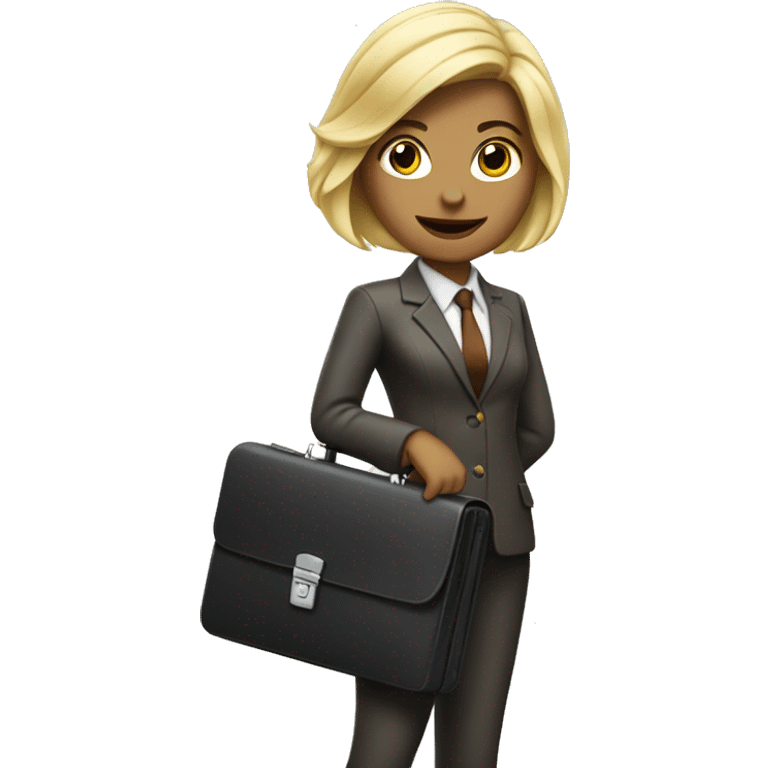 blondie holding out briefcase emoji