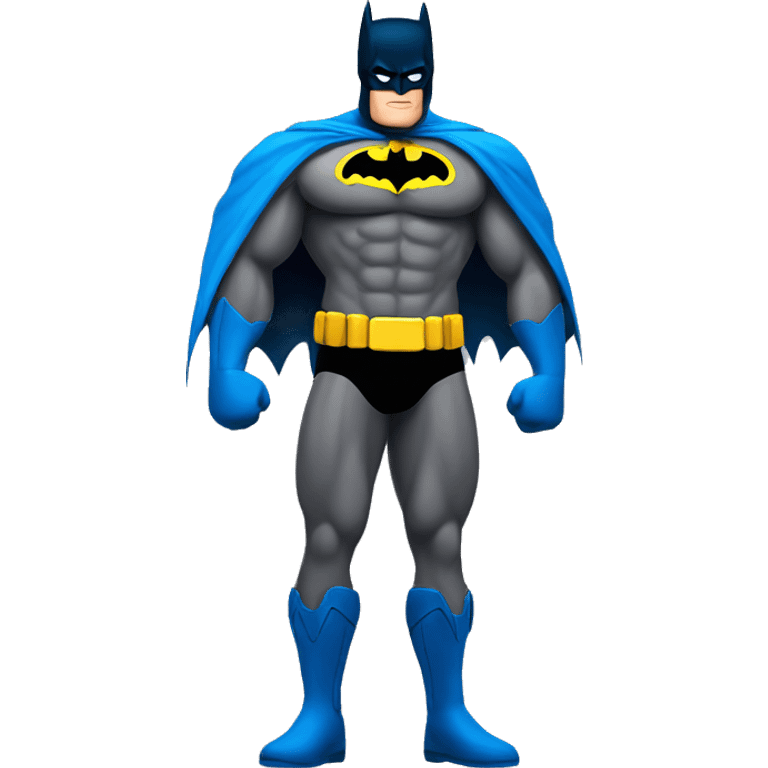 batman bodybuilde, full body emoji emoji