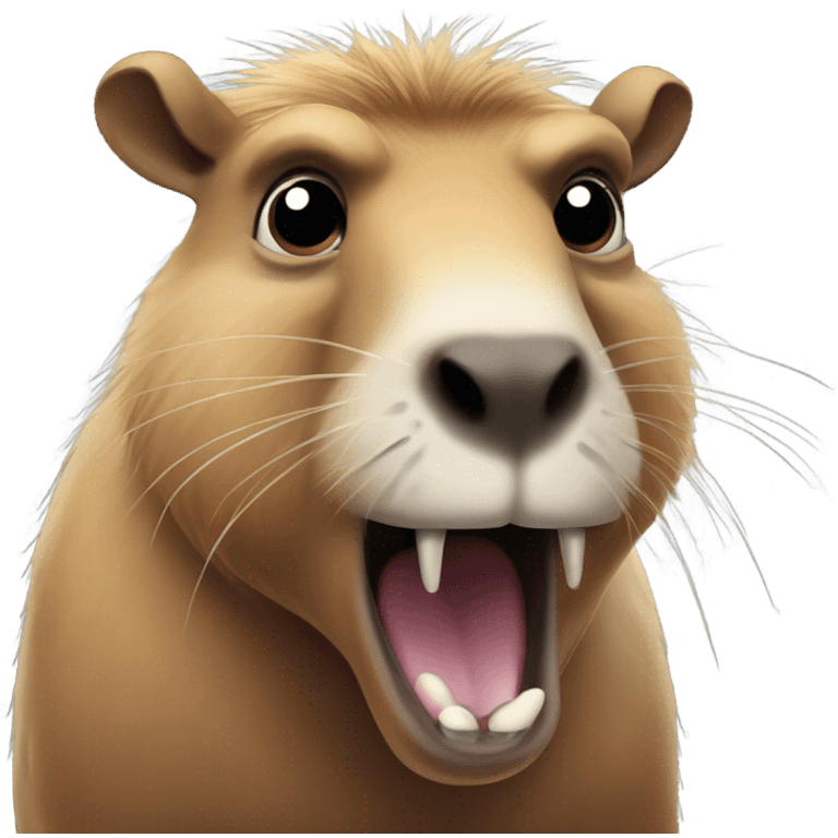 angry capybara emoji