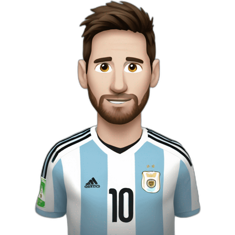 messi argentina emoji