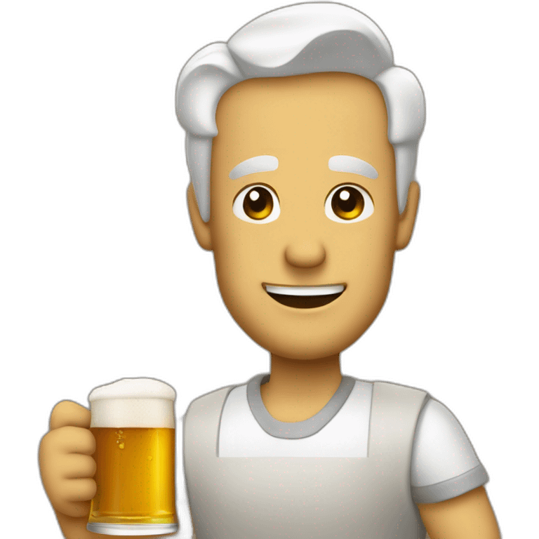 Fourmie qui boit une bière emoji