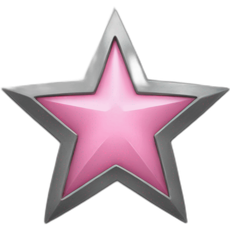 iron with a pink star emoji