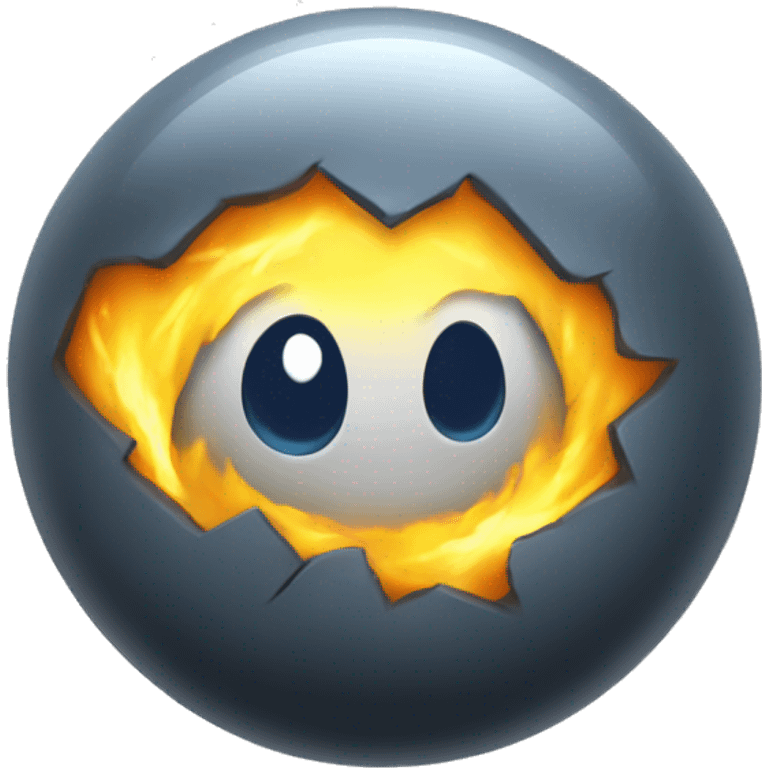 Orb of hurricane  emoji