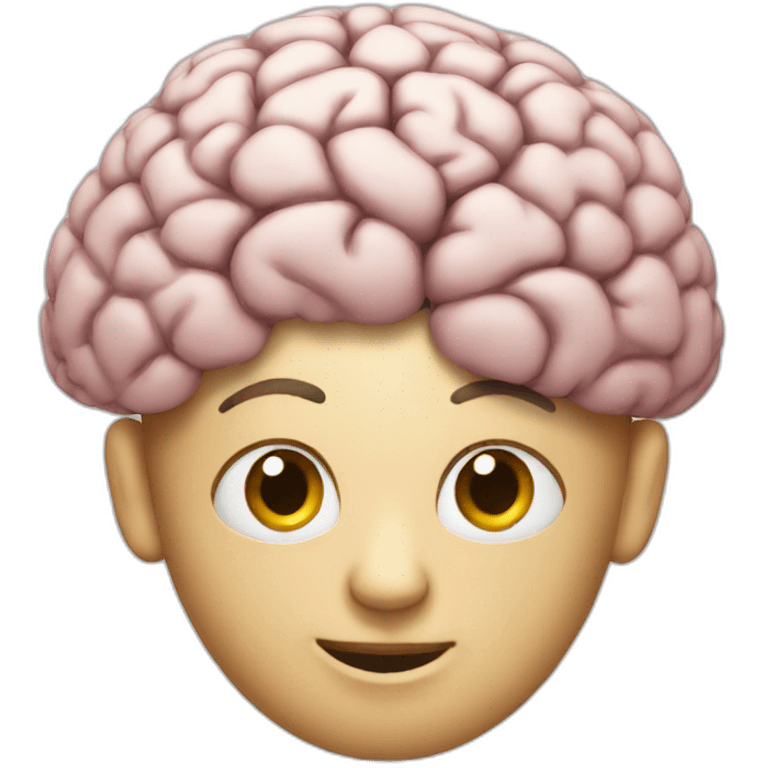 Blank brain  emoji