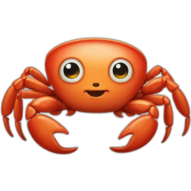 cute crab emoji