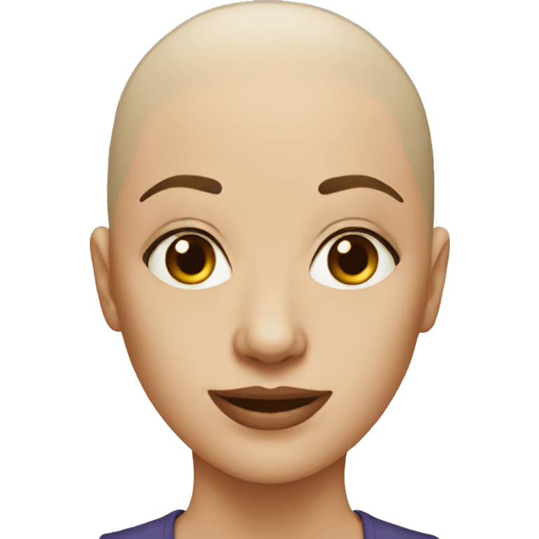 bald women emoji