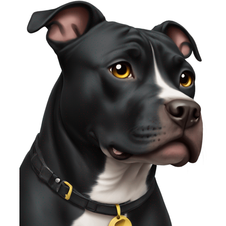 black pitbull  emoji