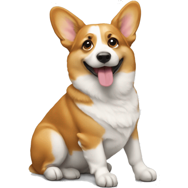 Corgi service dog emoji