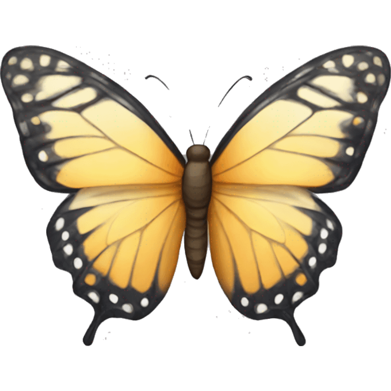 Cute realistic butterflies  emoji