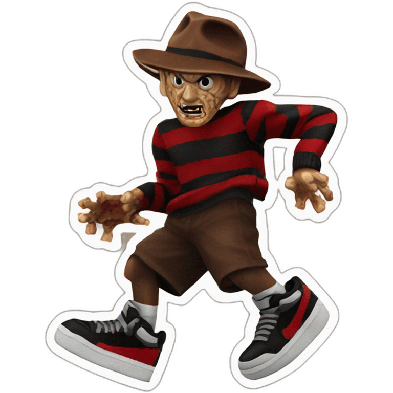 Freddy Krueger Dunks emoji