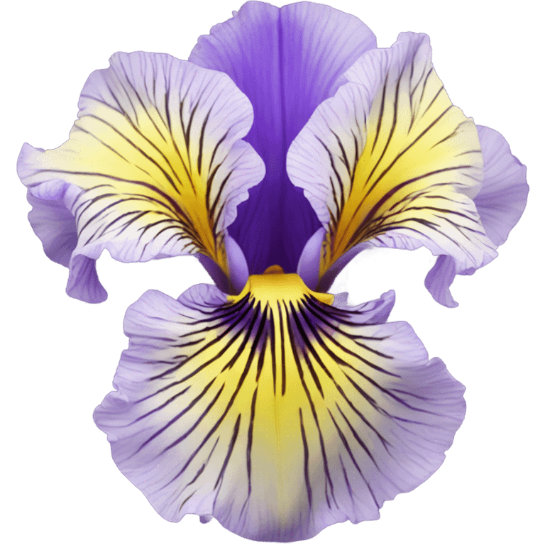 Iris flower emoji