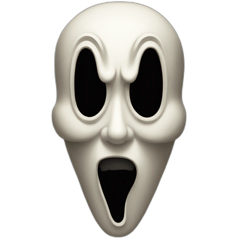 masque de scream emoji