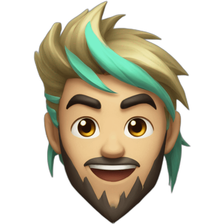 Draven league of legends happy emoji