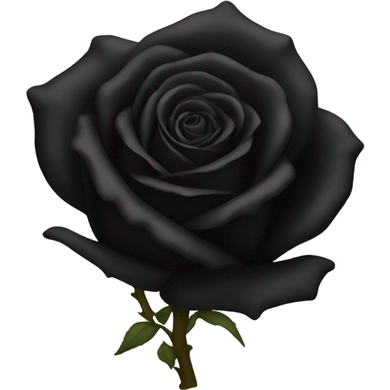 Black rose emoji