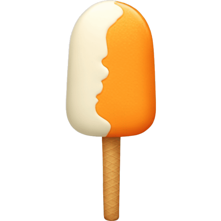 Creamsicle ice cream pop emoji