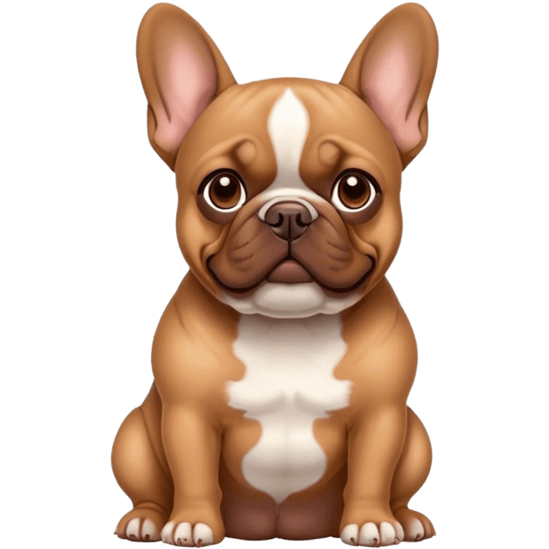 Bulldog francés Brown emoji