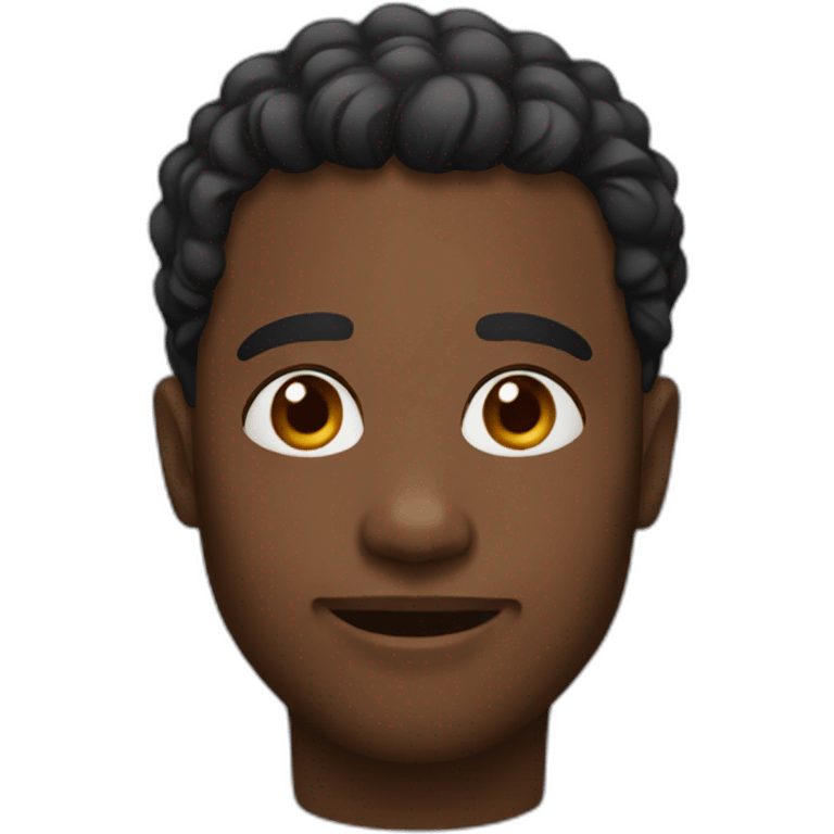 black man emoji