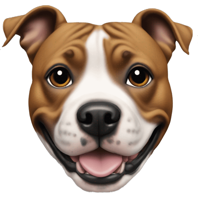 staffordshire bull terrier black jump up emoji