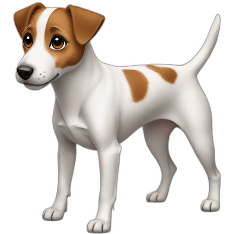 dog Jack Russell Terrier full body emoji