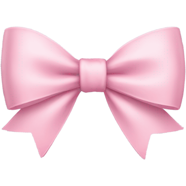 Light pink bow emoji