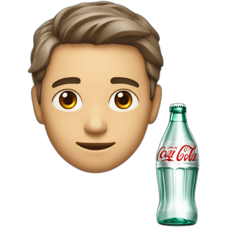 Eleon Musk who drink coca cola emoji