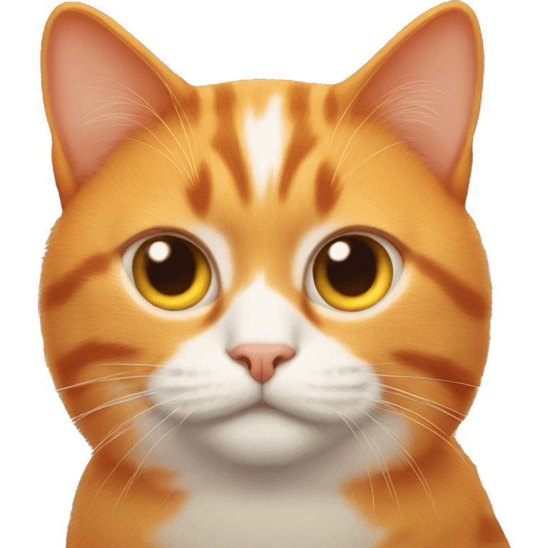 Orange cat with one eye  emoji