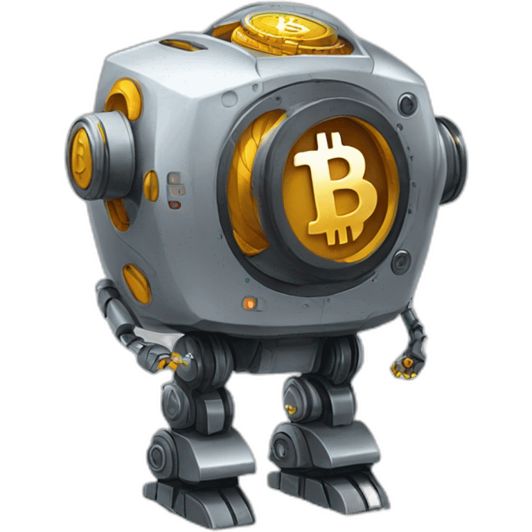 bitcoin robot milioner emoji