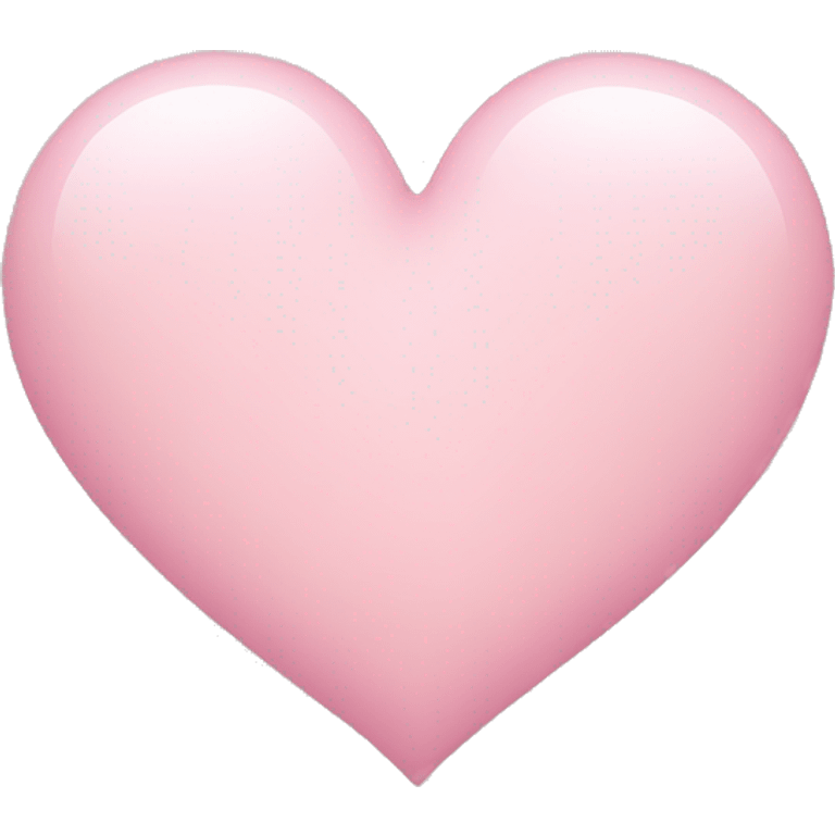 Light pink heart  emoji