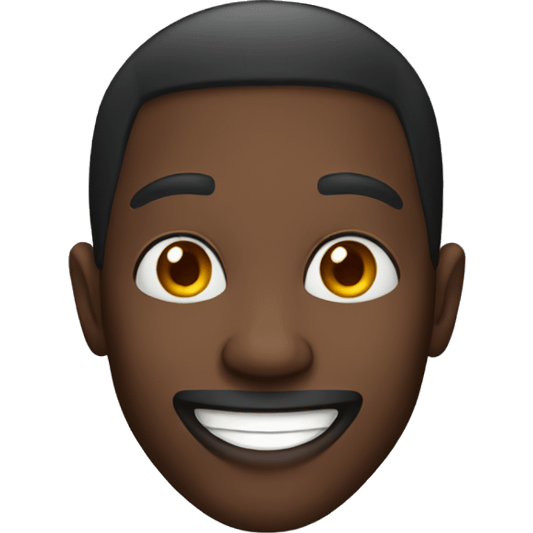 Smiling African Man emoji