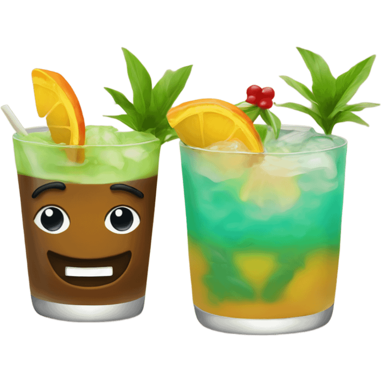 Mai Tai with a two emoji