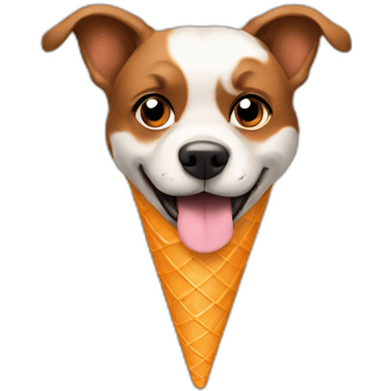 Dog cone object emoji