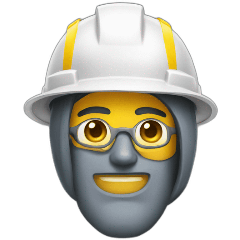 Capacete de obra emoji