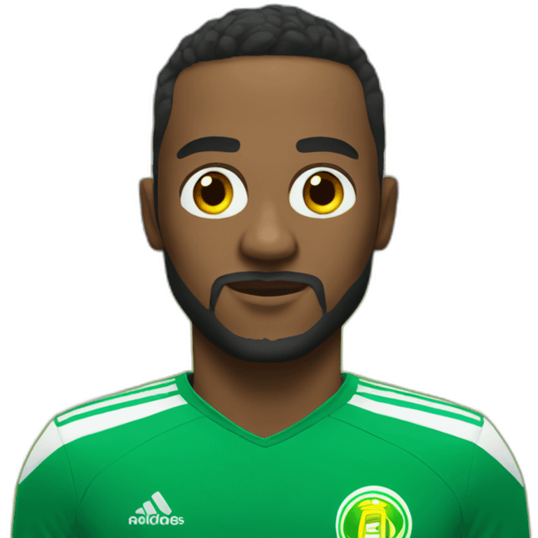 Footballer in a drone emoji