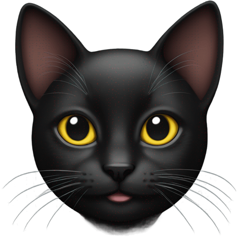 Christmas black cat emoji