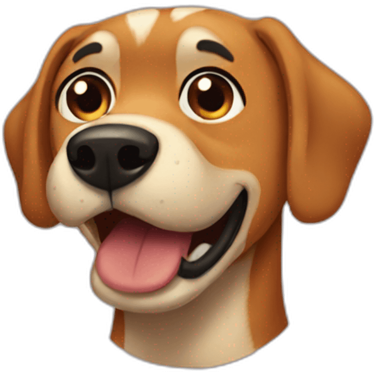 This is fine dog emoji