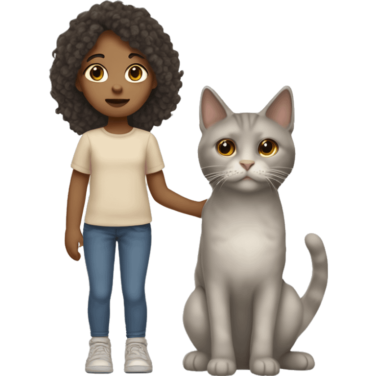 A kid with a cat rag doll cat with greysh nose and forehead and noermal fur gray eyes and beige body and the girl who is carrying is a brunette  emoji