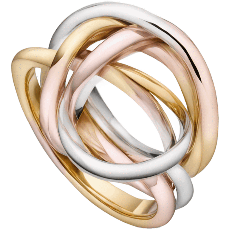 cartier trinity ring emoji