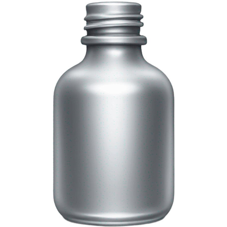 Tattoo ink bottle silver color emoji