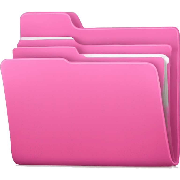 pink file folder emoji