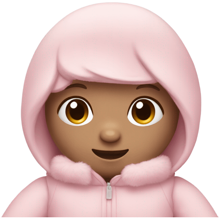 pastel pink rabbit doll emoji