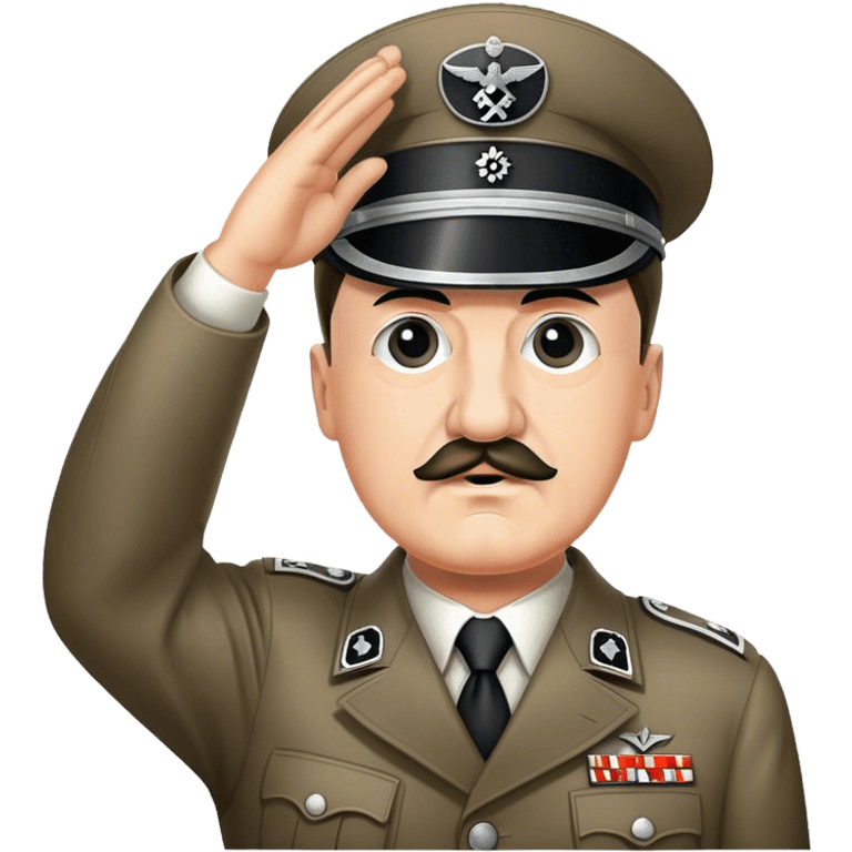 Adolf hitler saluting  emoji