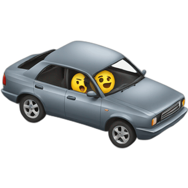 damaged car emoji