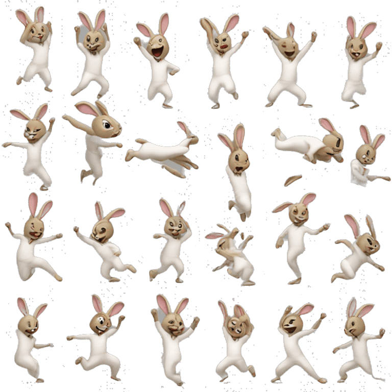 Bunny dance emoji