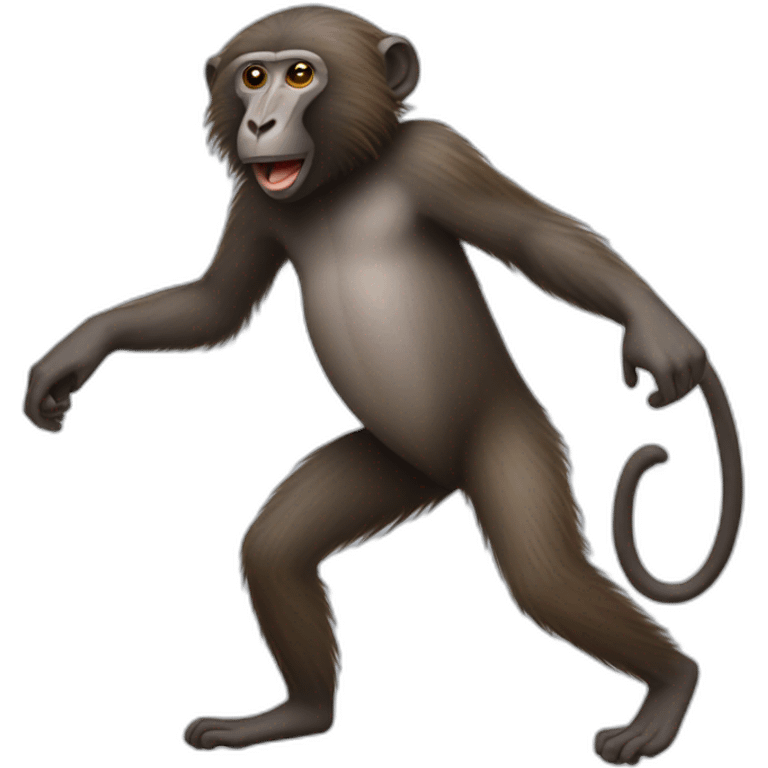 Dancing Baboon  emoji