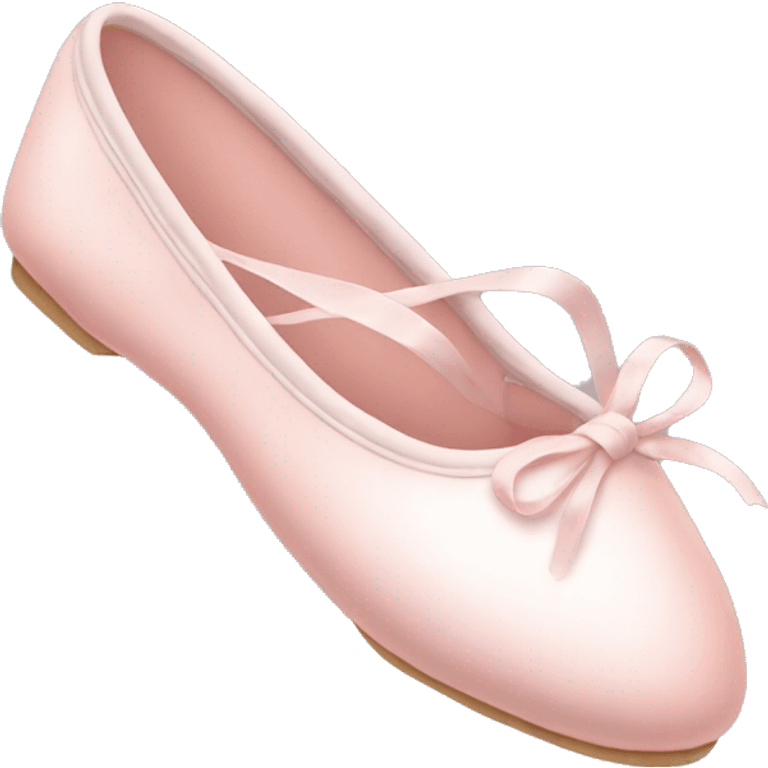 Pale pink ballet shoes emoji