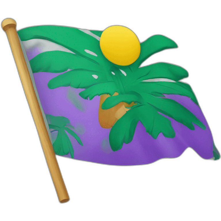 floptropica flag, icon of the floptok emoji